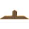 Ekena Millwork Portland Timber Gable Bracket, Western Red Cedar, 36"W x 15"H x 1 1/2"D x 5 1/2"F, 10/12 Pitch GBW036X15X0206POR00SWR - alternate 5